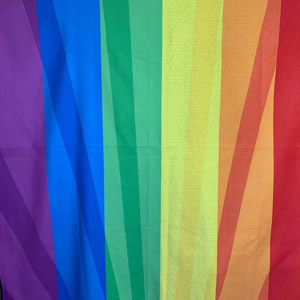 Pride Rainbow Flag Banner Microfiber Towel